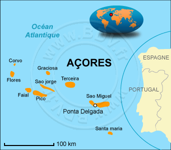 Carte des AÃ§ores