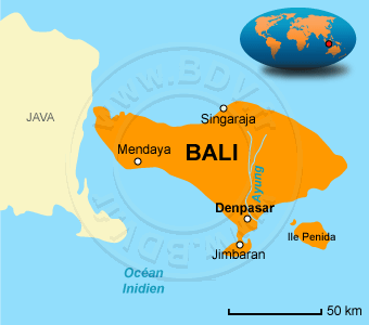 Carte de Bali