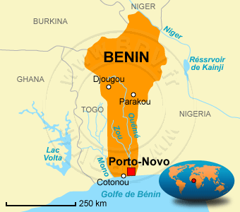 Carte du BÃ©nin