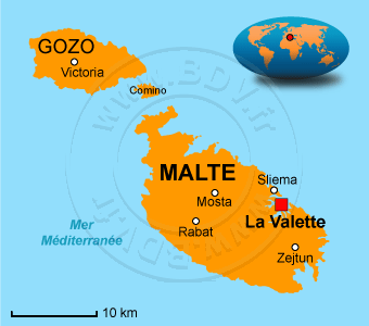 Carte de Malte