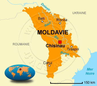 Carte de la Moldavie