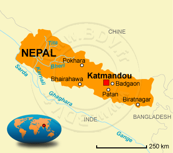 Carte du NÃ©pal