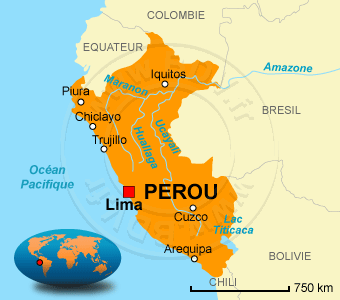 Carte du PÃ©rou