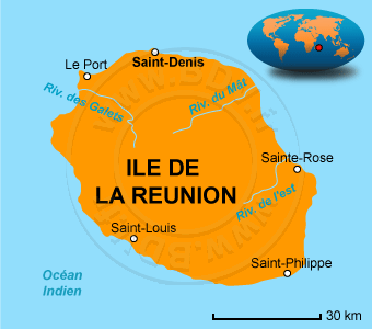 Carte de la RÃ©union