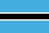 Drapeau botswana