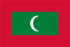 Drapeau Maldives