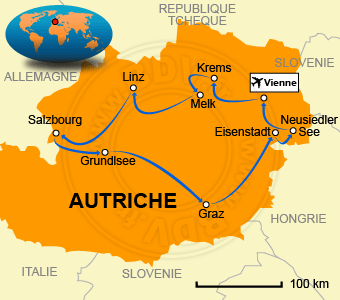 Carte circuit Vienne