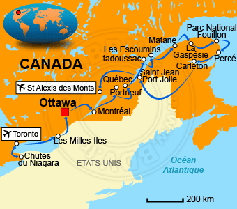 Carte circuits Canada