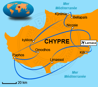 Carte circuit Paphos