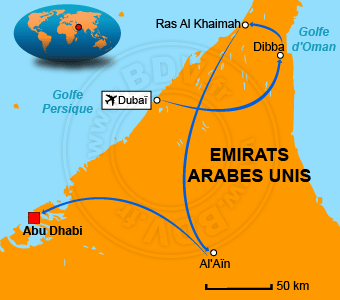 Carte circuit Oasis-d-al-ain