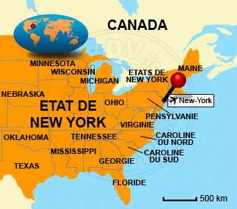 Carte circuits États-Unis