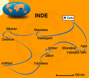 Carte circuits Inde