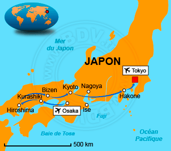 Carte circuits Japon