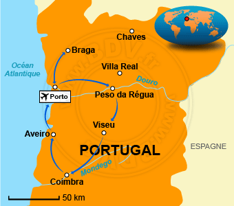 Carte circuits Portugal