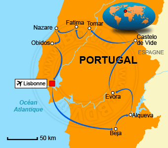 Carte circuits Portugal