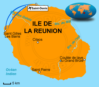 Carte circuits Réunion