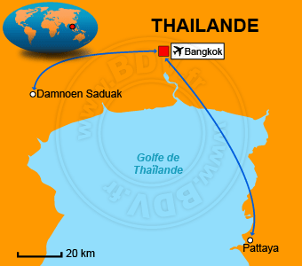 Carte circuits Thailande