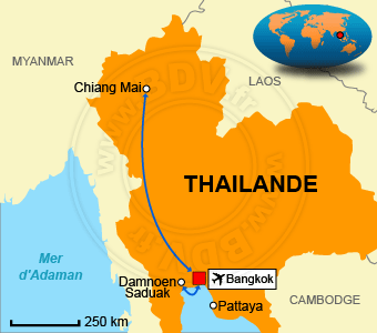 Carte circuits Thailande